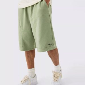 Relaxed Fit 3D Knitted Short