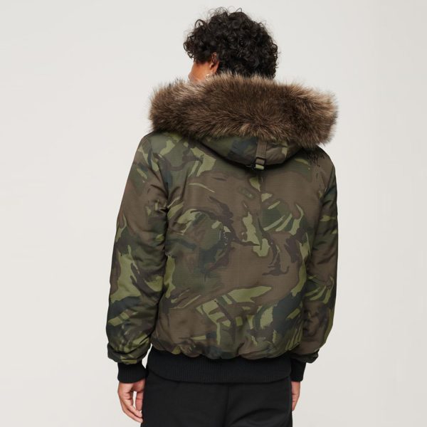 Hooded Everest Puffer Bomber Jacket - Image 2